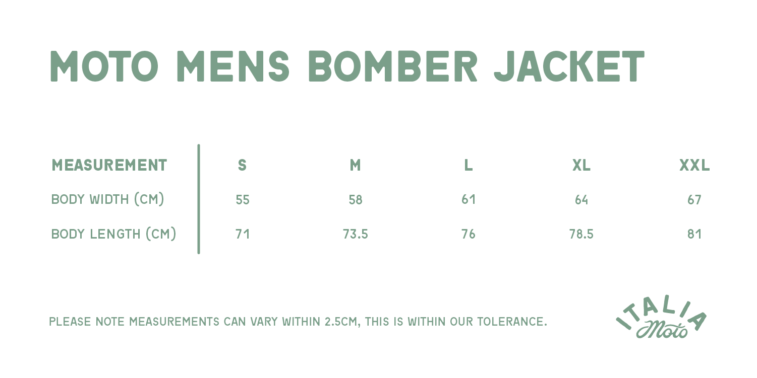 Moto Mens Bomber Jacket - Green