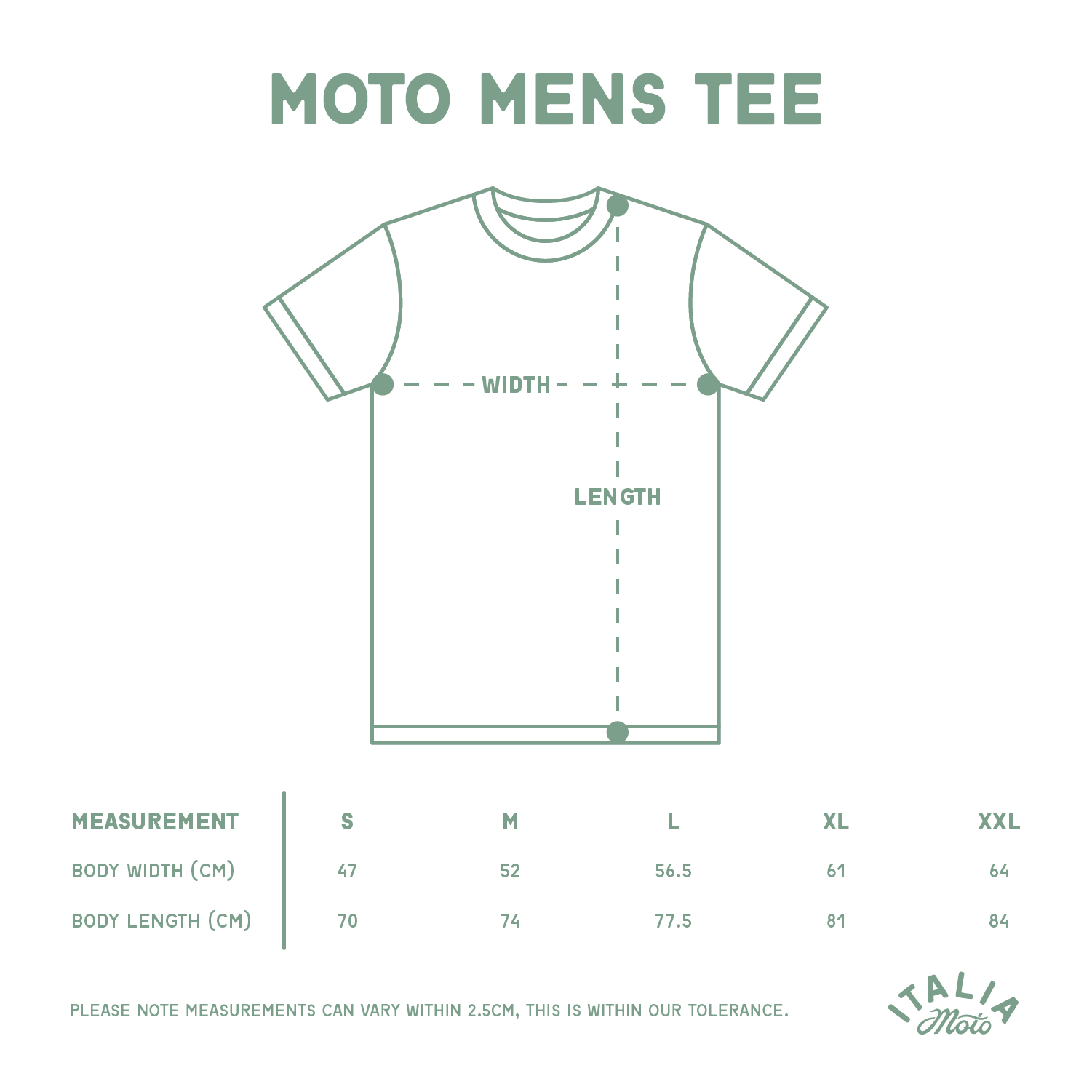 Moto Mens Classic Tee - White