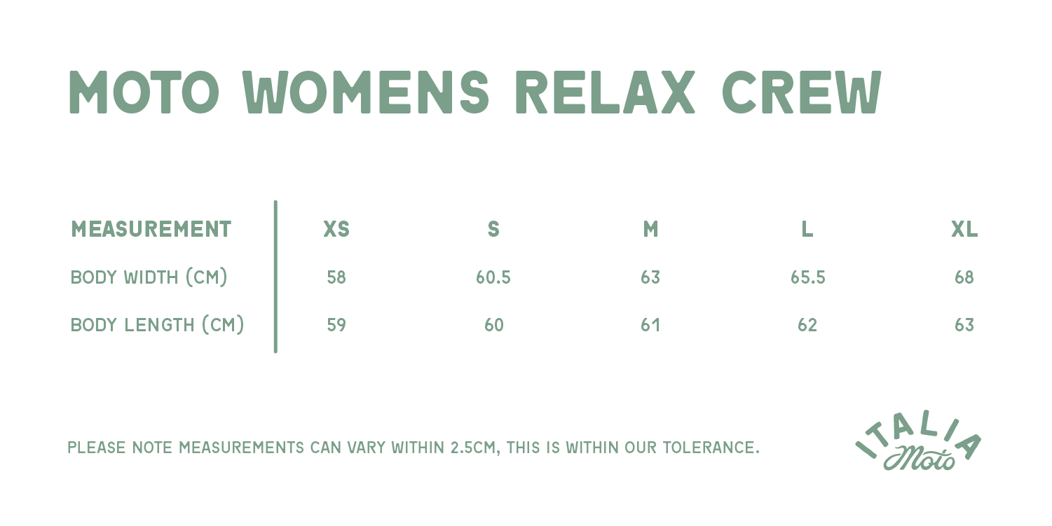 Moto Womens Relax Crew