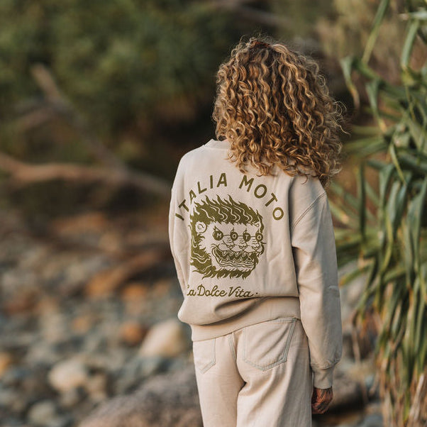 Moto Womens Relax Crew