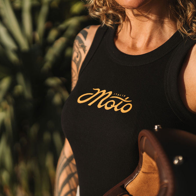 Moto Womens Cropped Tank