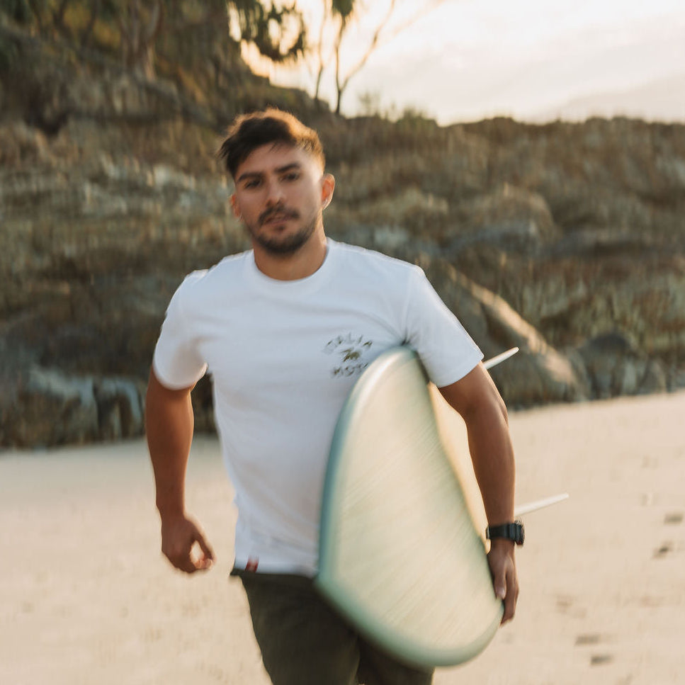 Moto Mens Classic Tee - White
