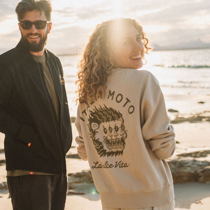 Moto Womens Relax Crew